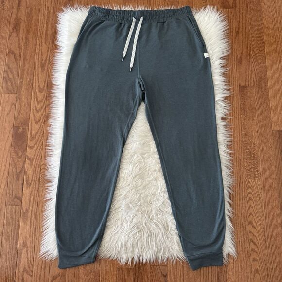 Vuori Performance Joggers Womens Large DreamKnit Green High Rise Yoga Athleisure - Picture 2 of 10